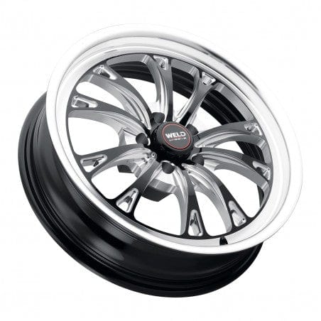 Weld S1578C022N08 Belmont Drag S157 Wheel 18x5 5x120 ET-8 BS2.7 Gloss Black MIL - DIA