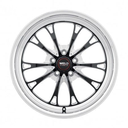 Weld S1578C022N08 Belmont Drag S157 Wheel 18x5 5x120 ET-8 BS2.7 Gloss Black MIL - DIA