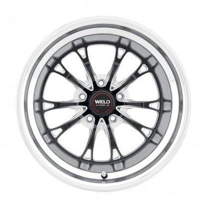 Weld S15771171P06 Belmont Drag S157 Wheel 17x11 5x115 ET6 BS6.25 Gloss Black MIL - DIA