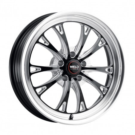 Weld S1577C063N26 Belmont Drag S157 Wheel 17x5 5x120.65 ET-26 BS2 Gloss Black MIL - DIA