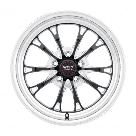 Weld S15770071P30 Belmont Drag S157 Wheel 17x10 5x115 ET30 BS6.7 Gloss Black MIL - DIA