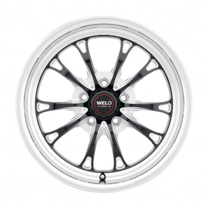 Weld S15771163P43 Belmont Drag S157 Wheel 17x11 5x120.65 ET43 BS7.75 Gloss Black MIL - DIA