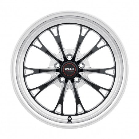 Weld S15770067P49 Belmont Drag S157 Wheel 17x10 5x114.3 ET49 BS7.4 Gloss Black MIL - DIA