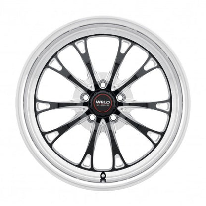 Weld S15770067P49 Belmont Drag S157 Wheel 17x10 5x114.3 ET49 BS7.4 Gloss Black MIL - DIA