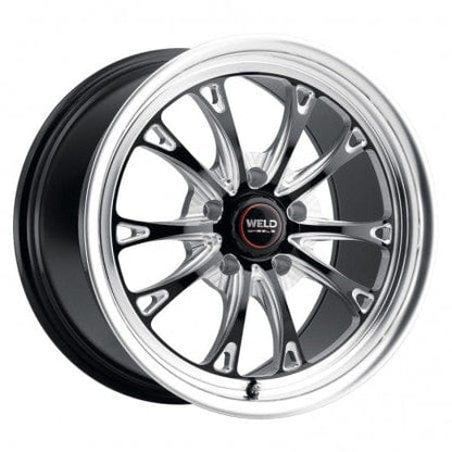 Weld S11379062P45 Belmont S113 Wheel 17x9 5x120.65 ET45 BS6.8 Gloss Black MIL - DIA