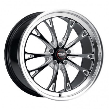 Weld S11300521P38 Belmont S113 Wheel 20x10.5 5x120 ET38 BS7.25 Gloss Black MIL - DIA