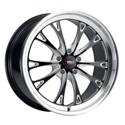 Weld S11380562P64 Belmont S113 Wheel 18x10.5 5x120.65 ET64 BS8.25 Gloss Black MIL - DIA