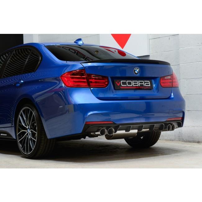 Cobra Exhaust BMW 320i (F30 LCI/F31 LCI) (2011-19) Quad Exit M3 Style Performance Exhaust Conversion