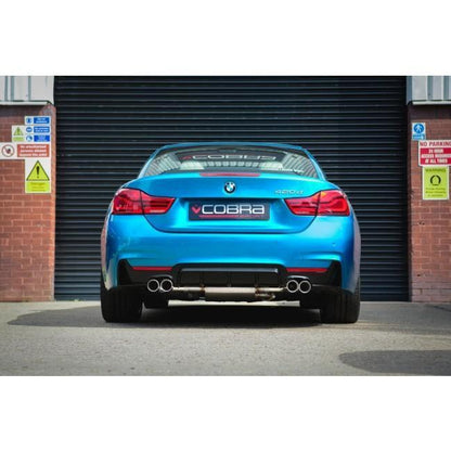 Cobra Exhaust BMW 420D (F32/F33/F36) (13-20) Quad Exit M4 Style Performance Exhaust Conversion