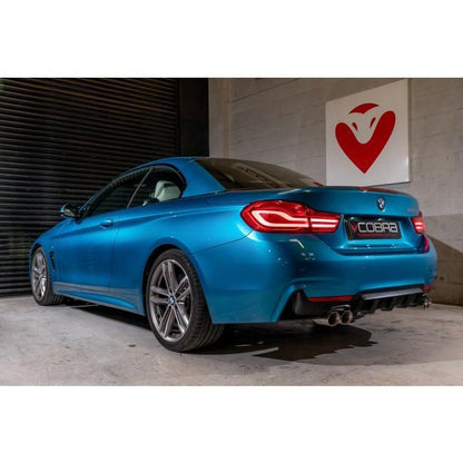 Cobra Exhaust BMW 420D (F32/F33/F36) (13-20) Quad Exit M4 Style Performance Exhaust Conversion