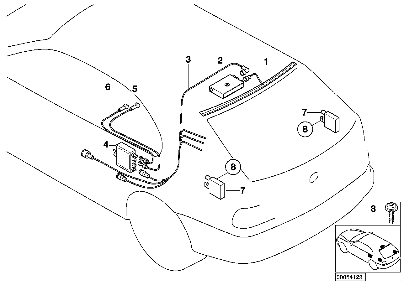 Genuine BMW 65256906070 E53 Amplifier/Trap Circuit (Inc. X5) | ML Performance UK UK Car Parts