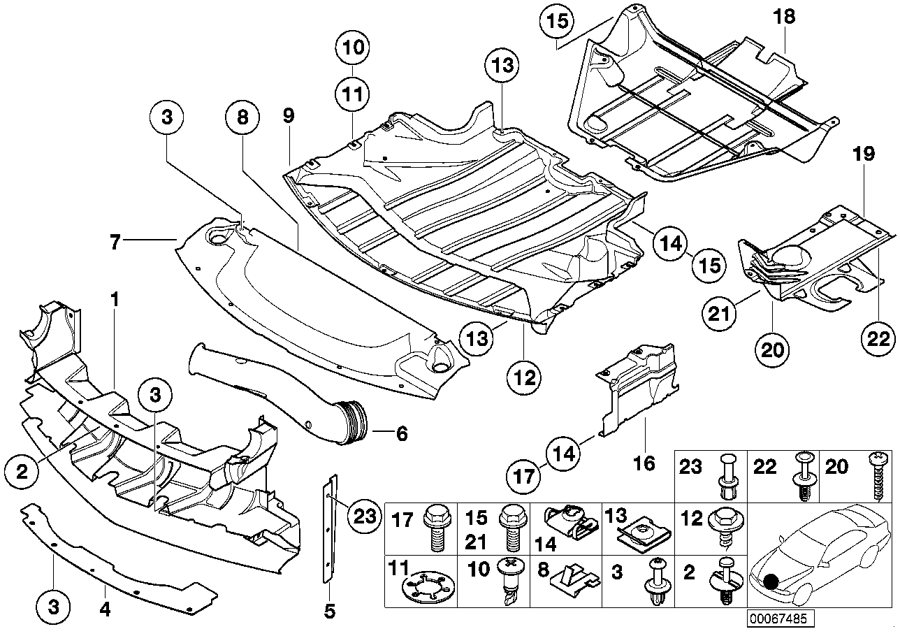 Genuine BMW 51717009443 E52 Sealing, Cooling-Air Duct (Inc. Alpina V8 & Z8) | ML Performance UK UK Car Parts