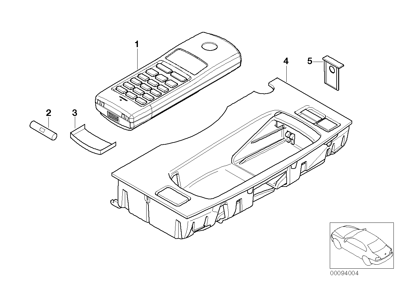 Genuine BMW 84116910571 RR1 Drophead Coupé Sim Card Holder SIEMENS BIT II (Inc. 740i, 730Li & 750Li) | ML Performance UK Car Parts