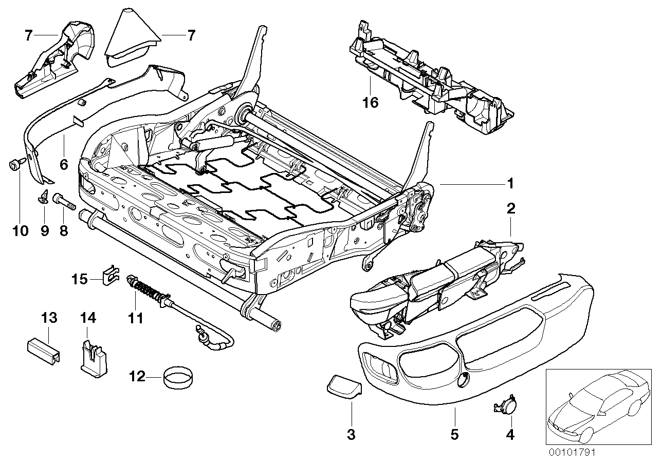 Genuine BMW 52107032922 E39 Aggregate Support (Inc. 525i, 528i & 535i) | ML Performance UK UK Car Parts