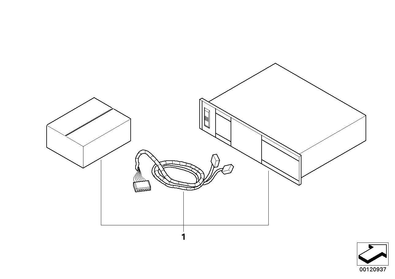 Genuine BMW 65156945075 E91 E91 Bracket Cd-Changer (Inc. 328i, 318i & 328xi) | ML Performance UK Car Parts