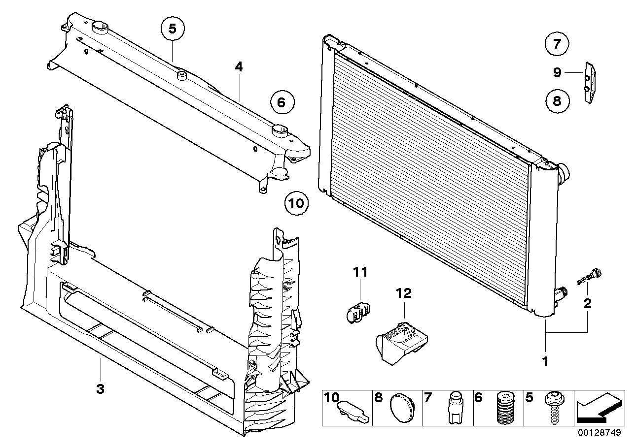 Genuine BMW 17117787830 E60 E63 E61 Cover, Module Carrier (Inc. 530xd, 525d & 525xd) | ML Performance UK UK Car Parts