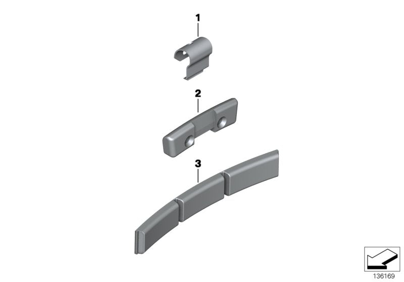 Genuine BMW 36116766327 E92 Balance Weight, Zinc, W. Adhesive Foil 7,5G (Inc. X5 40dX, 330Cd & Hybrid 7) | ML Performance UK UK Car Parts