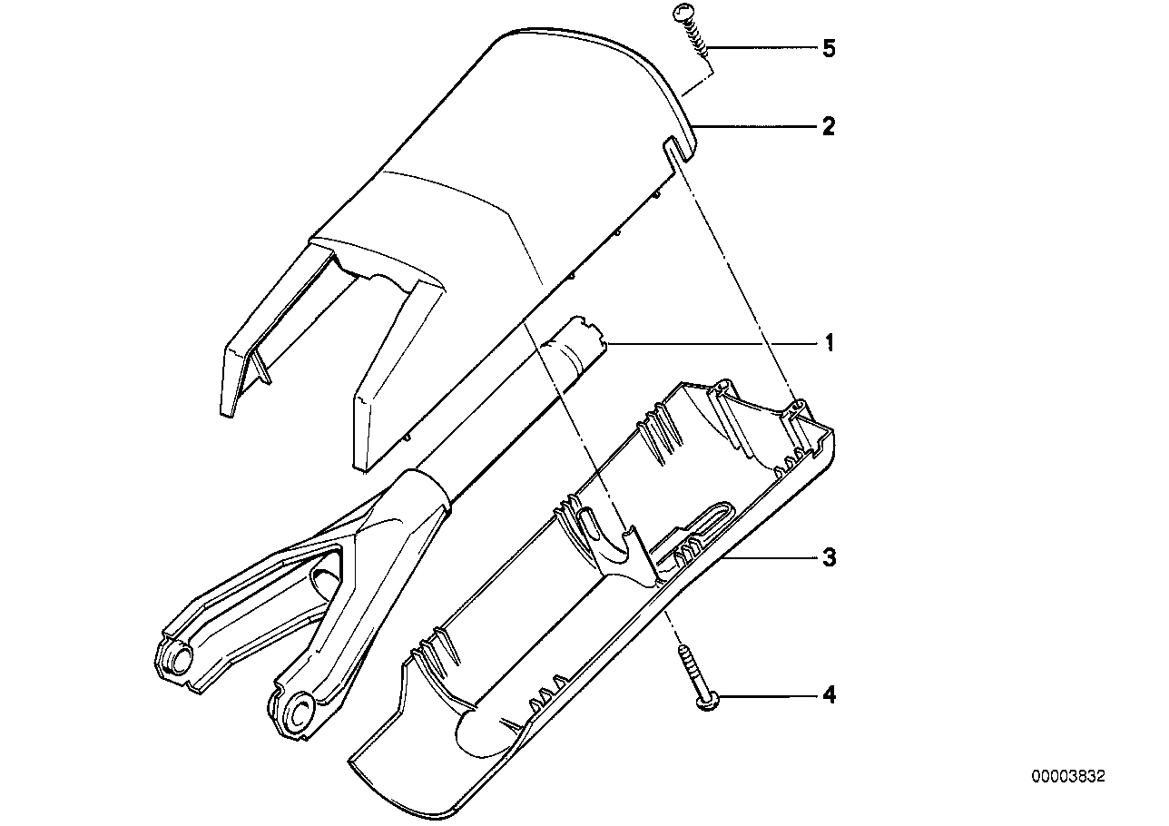 Genuine BMW 32311155700 E28 E24 Steering Column Tube (Inc. M5, 528i & 635CSi) | ML Performance UK UK Car Parts