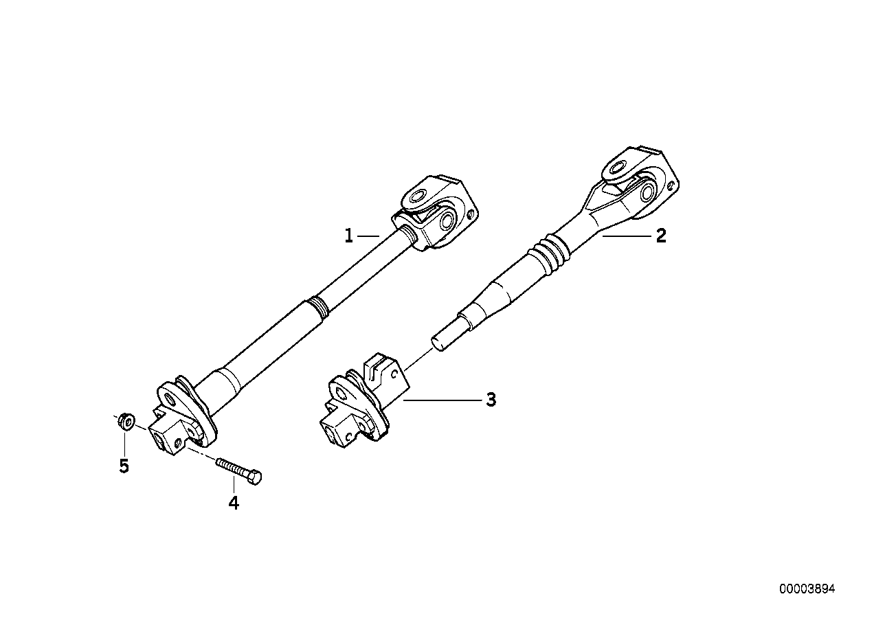 Genuine BMW 32311161800 E36 Lower Joint Assy (Inc. 316i) | ML Performance UK UK Car Parts