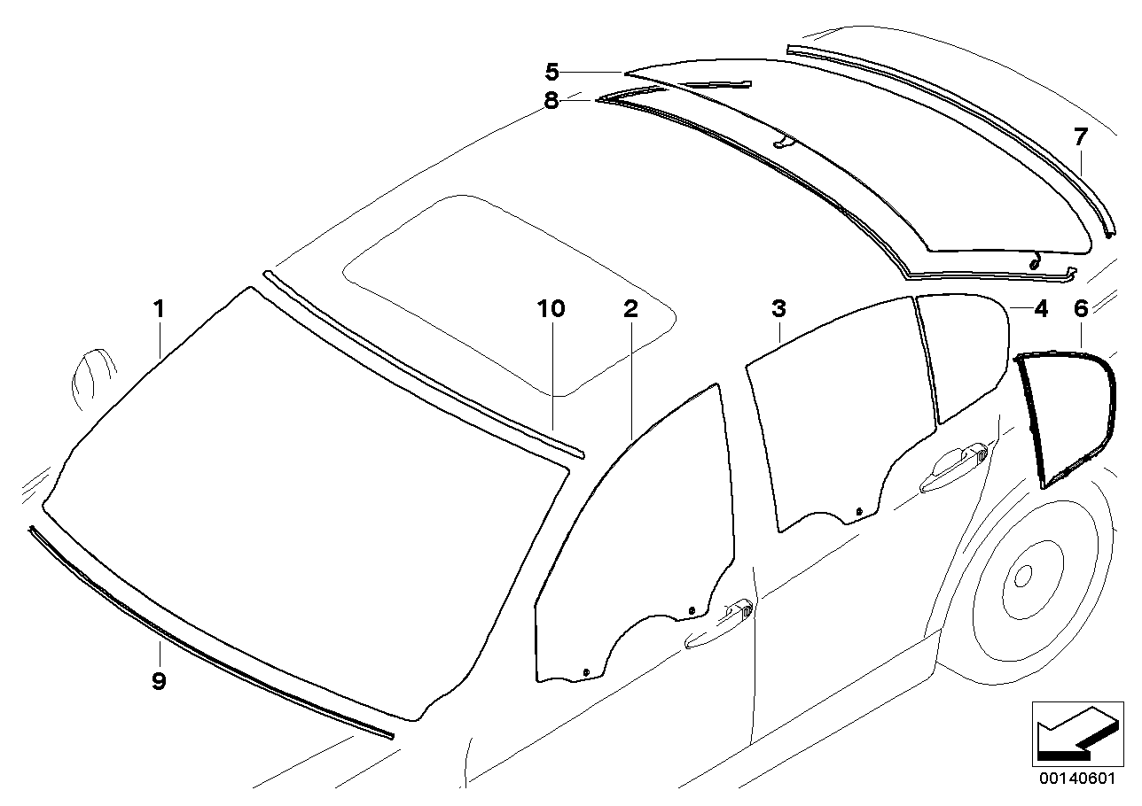 Genuine BMW 51317138664 E90 Rear Window Cover, Bottom (Inc. 335i, 320xd & M3 CRT)