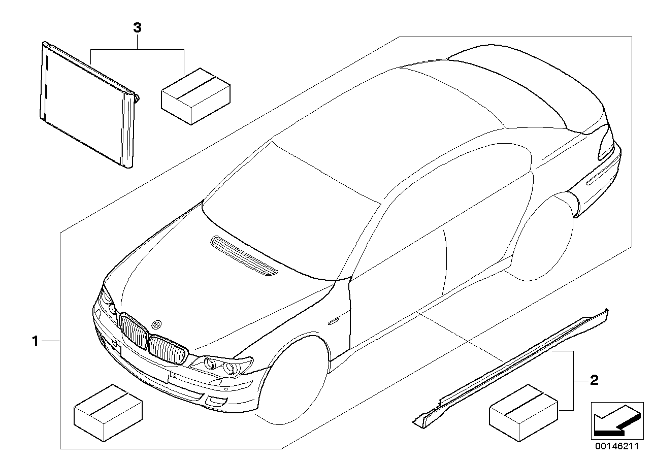 Genuine BMW 51247149523 E66 E65 E67 Catch With Code (Inc. 730Ld, 760LiS & 730i) | ML Performance UK UK Car Parts