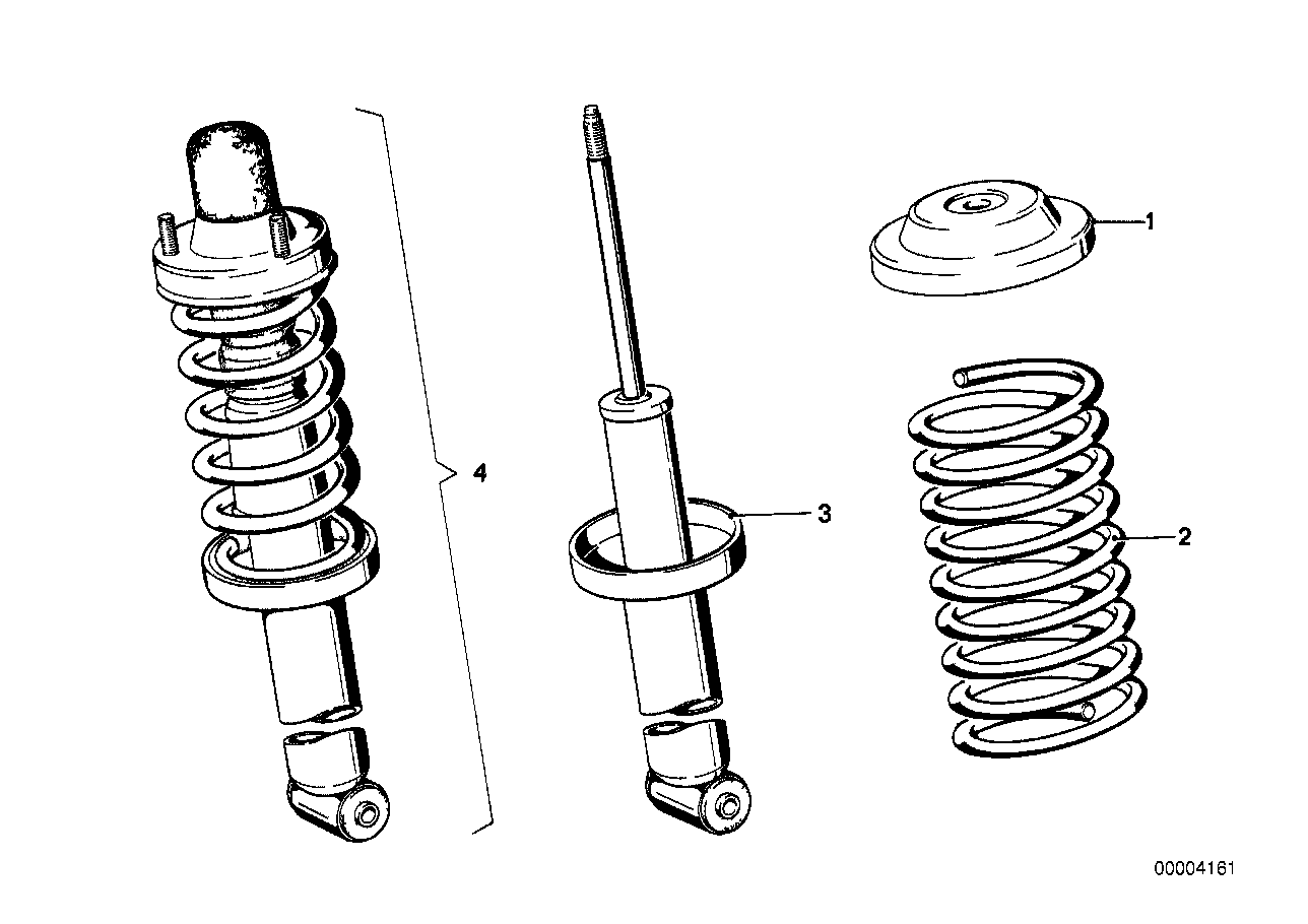 Genuine BMW 31331121292 E21 Coil Spring (Inc. 318, 316 & 318i) | ML Performance UK UK Car Parts