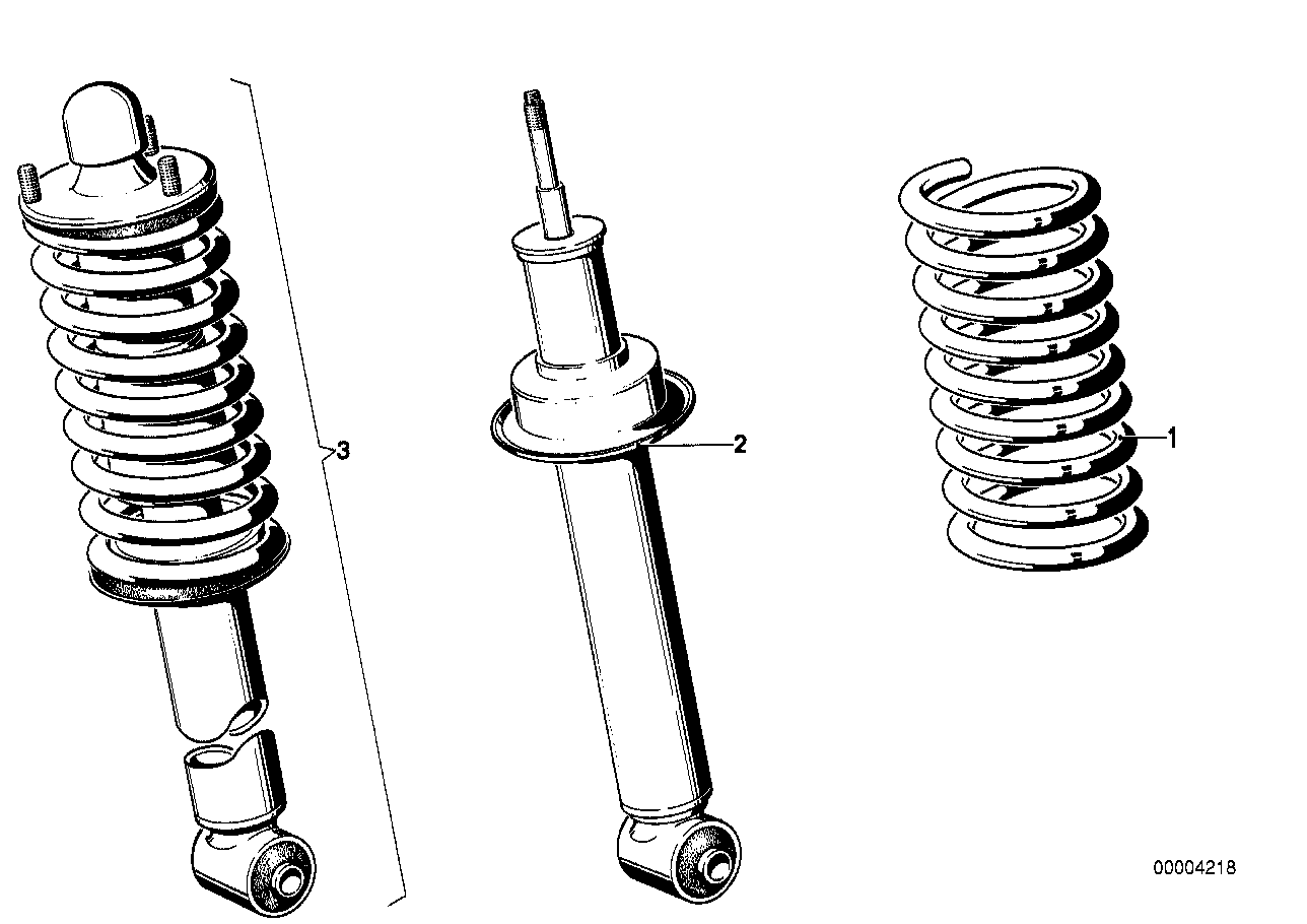 Genuine BMW 31331124001 E12 E24 Coil Spring (Inc. 535i, 525 & 628CSi) | ML Performance UK UK Car Parts