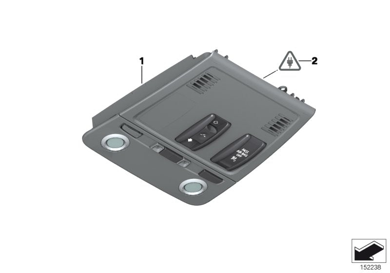 Genuine BMW 61319225936 E71 E72 E70 Switch Unit Roof HImmELGRAU (Inc. X5) | ML Performance UK UK Car Parts