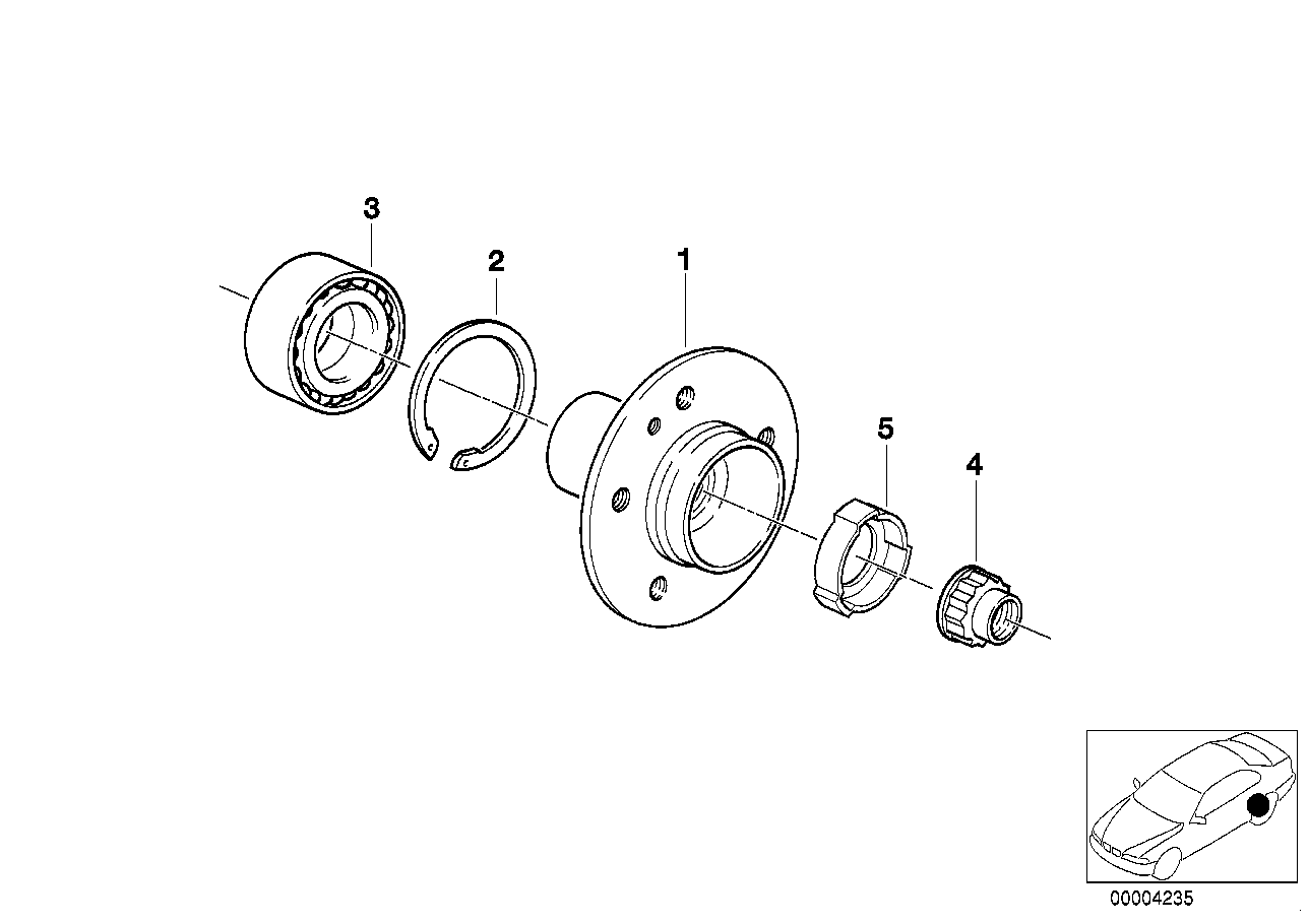 Genuine BMW 33411131121 E30 Drive Flange (Inc. 324td, 316 & 316i)