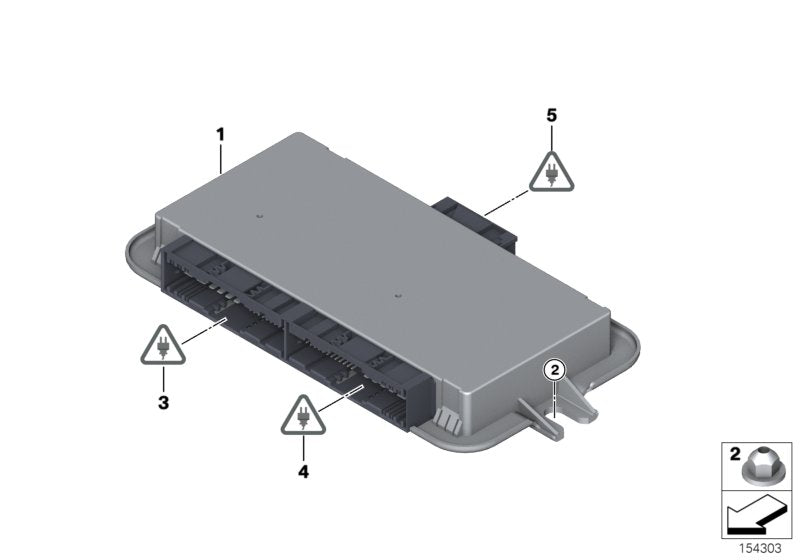 Genuine BMW 61359133281 E92 E93 Footwell Module (Inc. 330xi, 335d & 325i) | ML Performance UK UK Car Parts