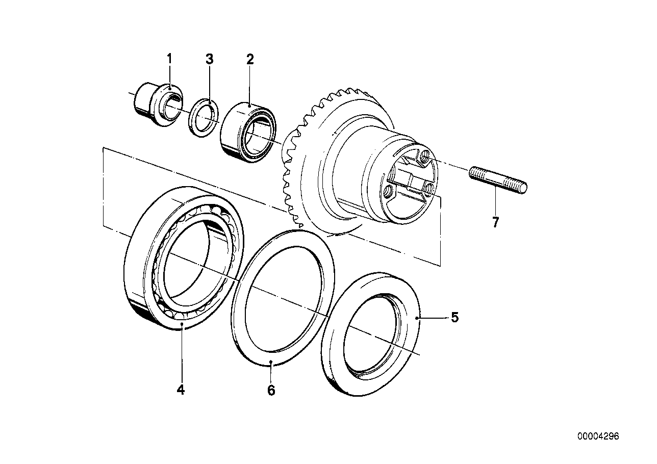 Genuine BMW 33121241682 Needle Bearing (Inc. R 80 G/S) | ML Performance UK UK Car Parts