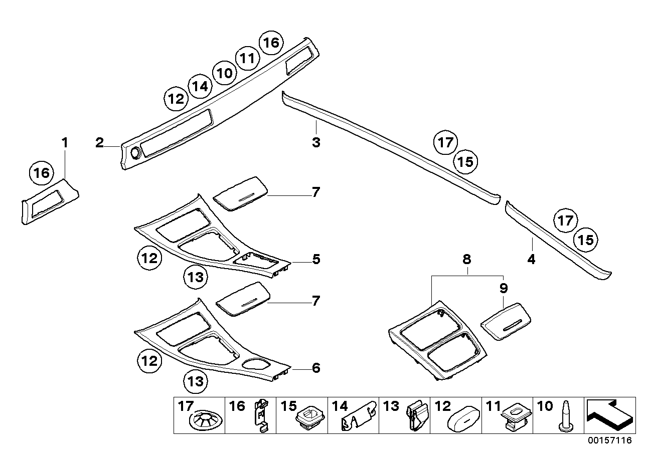 Genuine BMW 51437900785 E93 E92 Decorative Strip Trim Panel, Rear Left TITAN SHADOW (Inc. M3) | ML Performance UK UK Car Parts