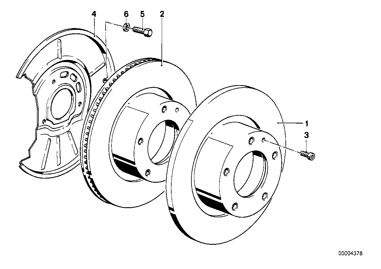 Genuine BMW 34112483484 Brake Disc Right 315X28 DR. ONS (Inc. E36 M3) | ML Performance UK UK Car Parts