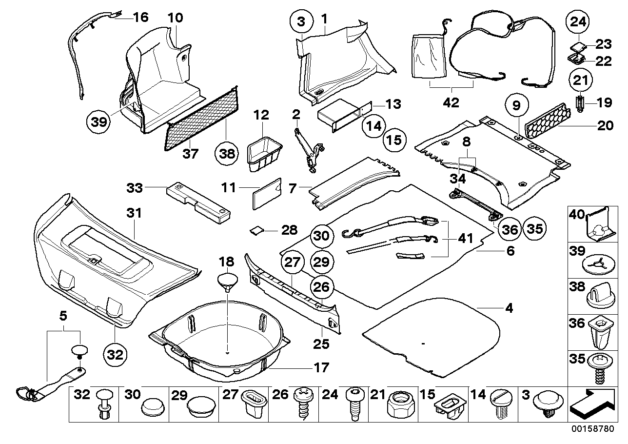 Genuine BMW 51477133423 E60 Fixing Clamp (Inc. 528xi, 540i & 528i) | ML Performance UK UK Car Parts