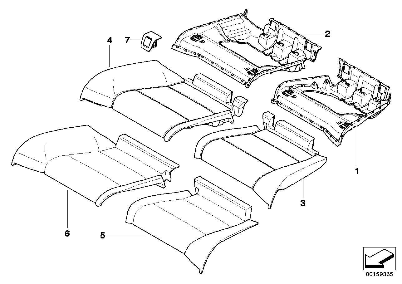 Genuine BMW 52209145088 E93 Cover Isofix CAMEL (Inc. 330d, 320i & 323i) | ML Performance UK UK Car Parts