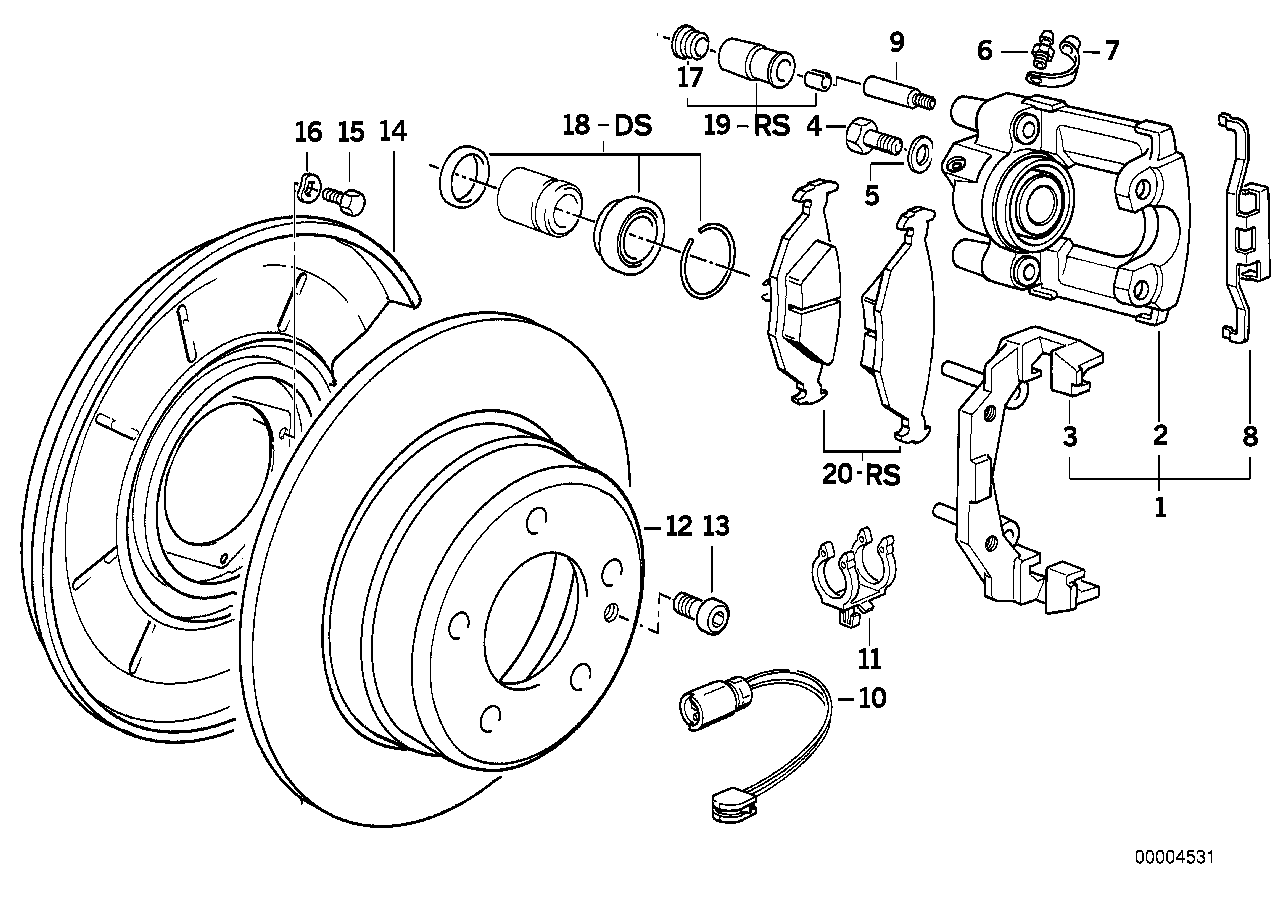 Genuine BMW 34210017514 Brake Disk 282X10 (Inc. Z1) | ML Performance UK UK Car Parts