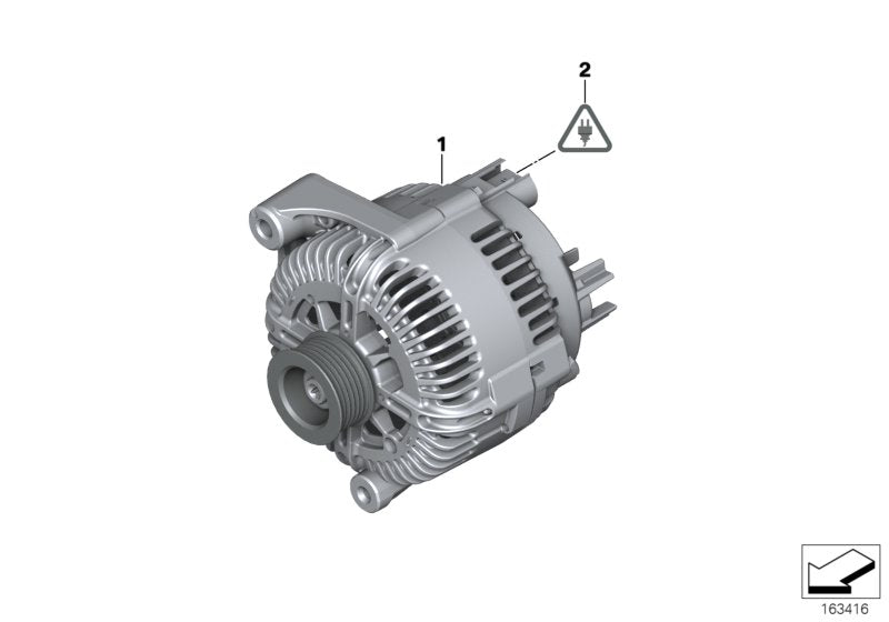 Genuine BMW 12317838656 E93 E92 E90 Alternator VALEO 180A (Inc. M3)