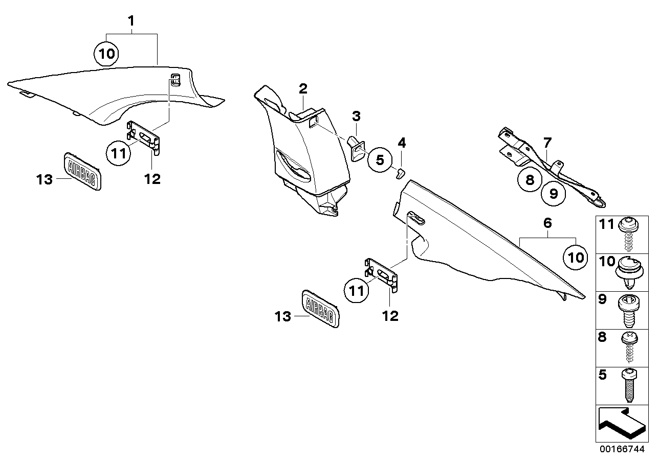 Genuine BMW 51432996817 E82 Cap For Clothes Hook ALASKAGRAU (Inc. 128i, 120d & 120i) | ML Performance UK UK Car Parts