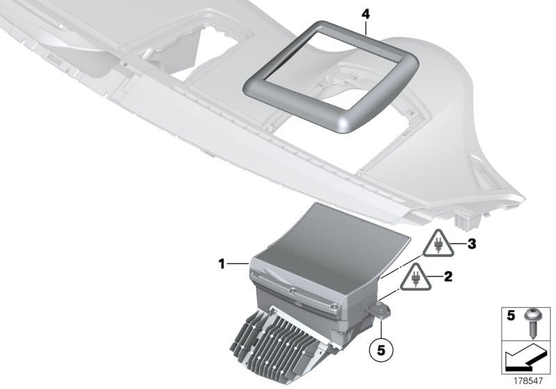 Genuine BMW 62309117987 Head-Up Display Left hand drive (Inc. 530dX, 530d & 550iX 4.0) | ML Performance UK UK Car Parts