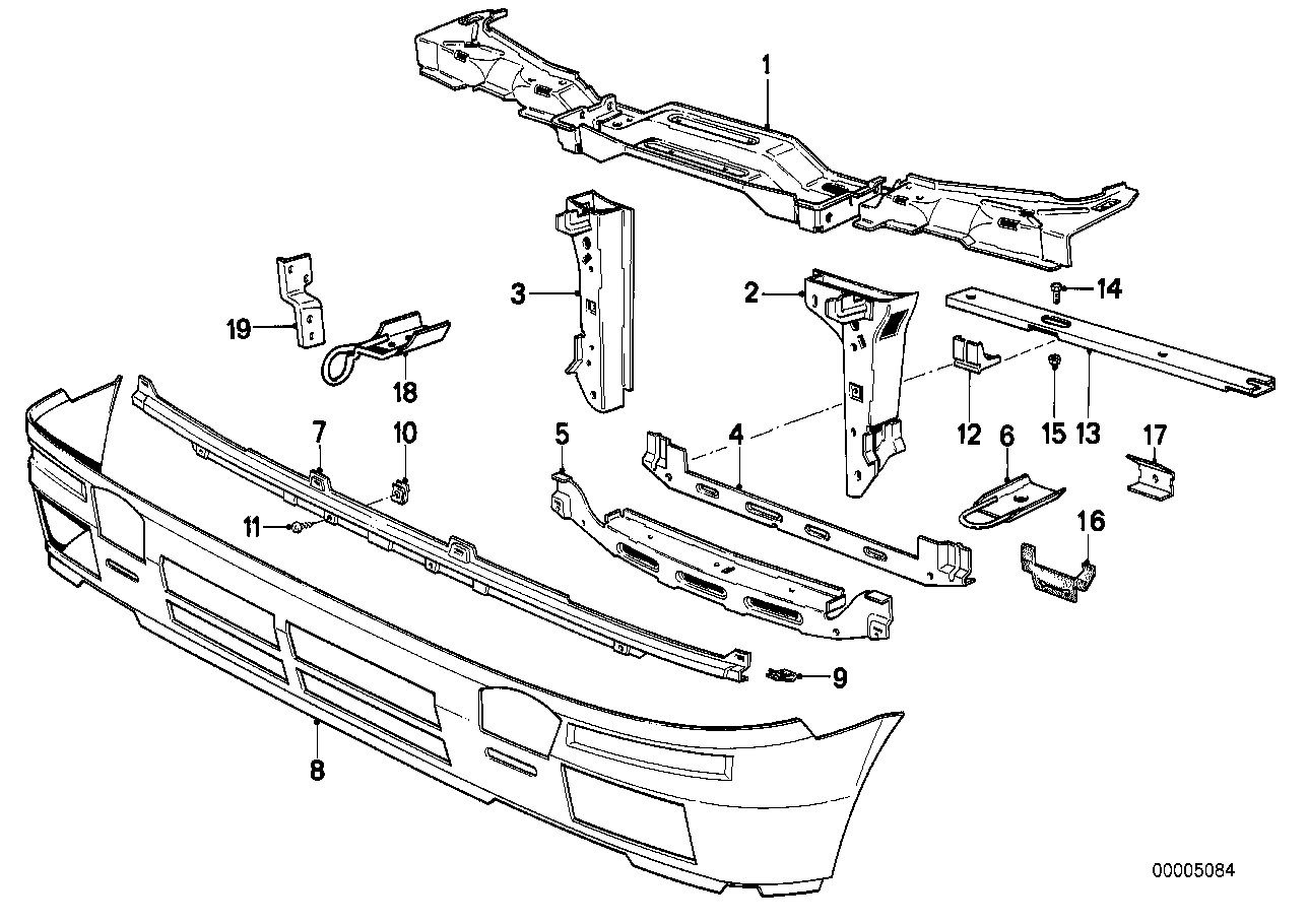 Genuine BMW 41111953260 E30 Reinforcement Right (Inc.  & M3) | ML Performance UK Car Parts