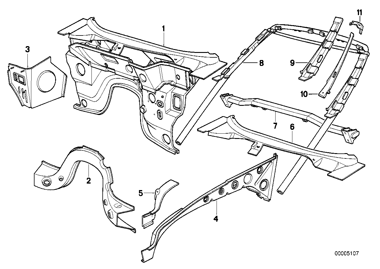 Genuine BMW 41142291811 Covering Plate Left (Inc. Z1) | ML Performance UK UK Car Parts