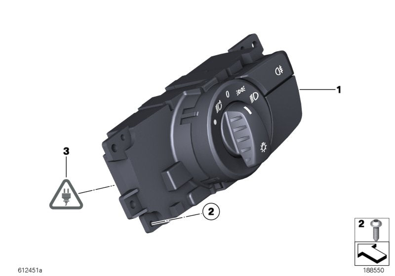 Genuine BMW 61319184277 E89 Control Element Light (Inc. Z4 28i, Z4 35i & Z4 30i) | ML Performance UK UK Car Parts