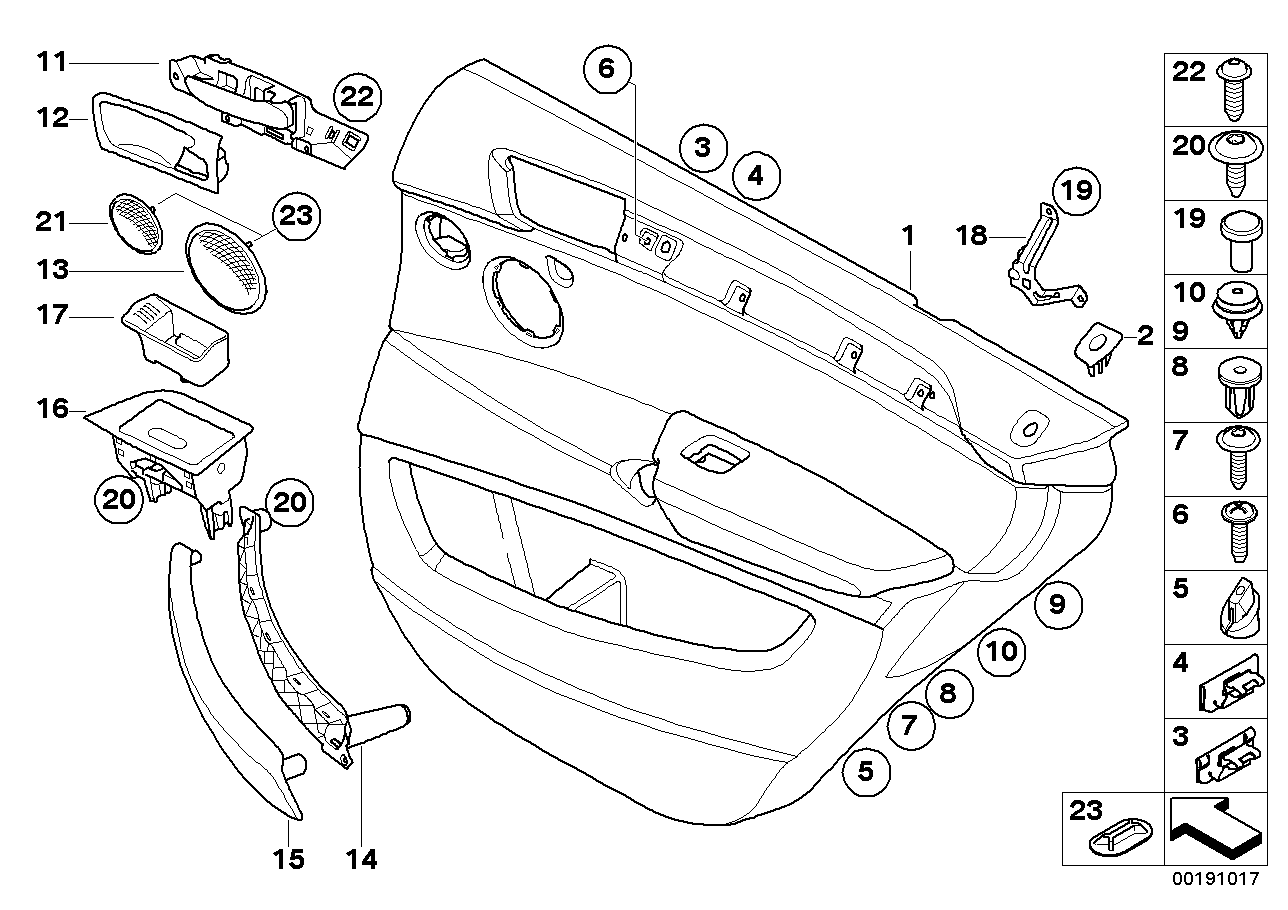 Genuine BMW 51419147659 E71 E70 TriCover, Pull Strap, Left OYSTER (Inc. X5) | ML Performance UK UK Car Parts