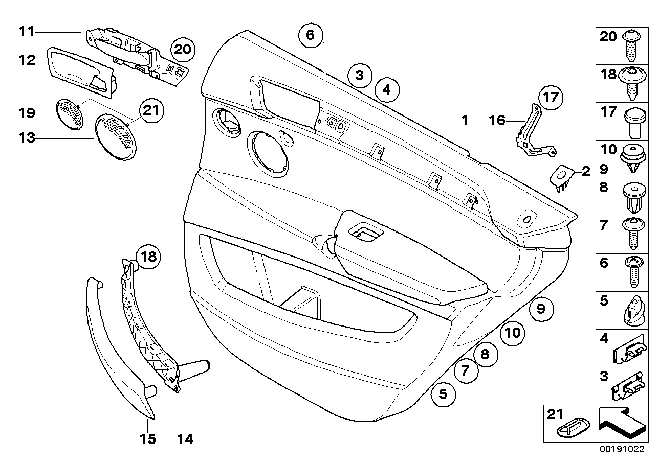 Genuine BMW 51419147675 E71 E72 TriCover, Pull Strap, Left CHATEAU (Inc. X6) | ML Performance UK UK Car Parts