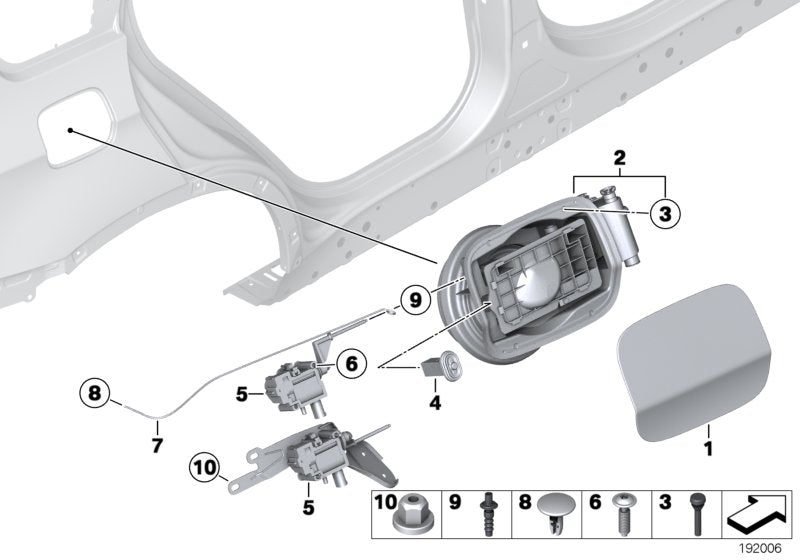 Genuine BMW 51177202345 E72 Cover Pot (Inc. Hybrid X6) | ML Performance UK UK Car Parts