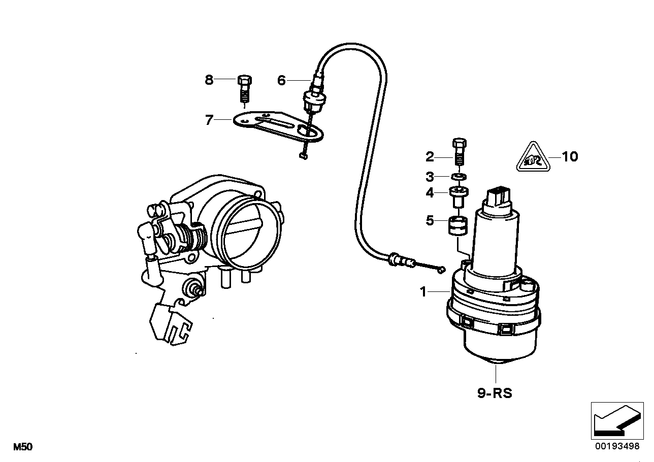 Genuine BMW 35411162548 E31 E32 E36 Throttle Actuator Ads 2 (Inc. 540i, 730i & 740i) | ML Performance UK UK Car Parts