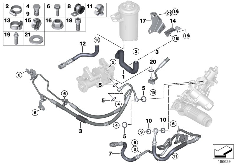 Genuine BMW 32416783844 E70 Radiator Return Line (Inc. X5 3.0si) | ML Performance UK UK Car Parts