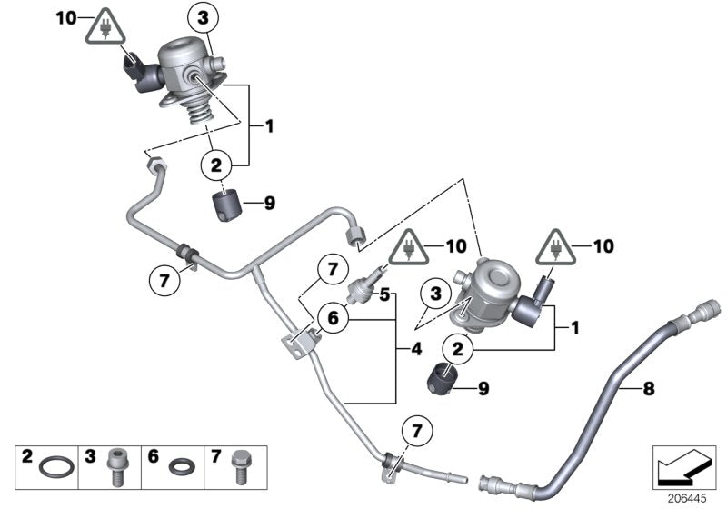 Genuine BMW 13538623426 Fuel Hose (Inc. M760iX & M760LiX) | ML Performance UK UK Car Parts