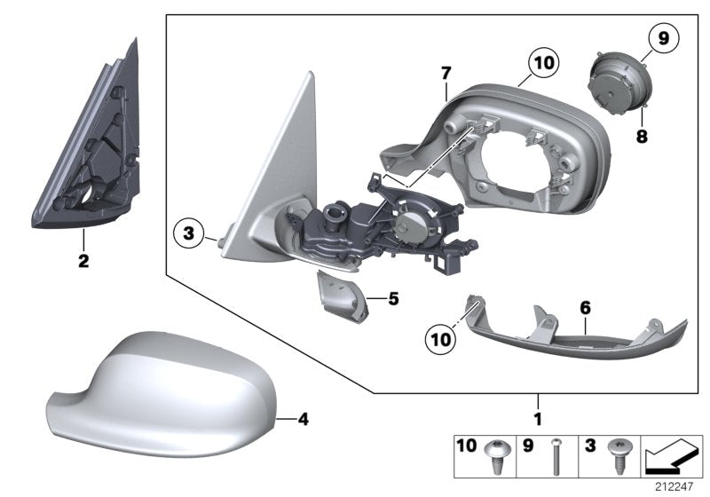 Genuine BMW 51162993418 E84 E83 Set Of Covers, Housing, Lower (Inc. X1) | ML Performance UK UK Car Parts