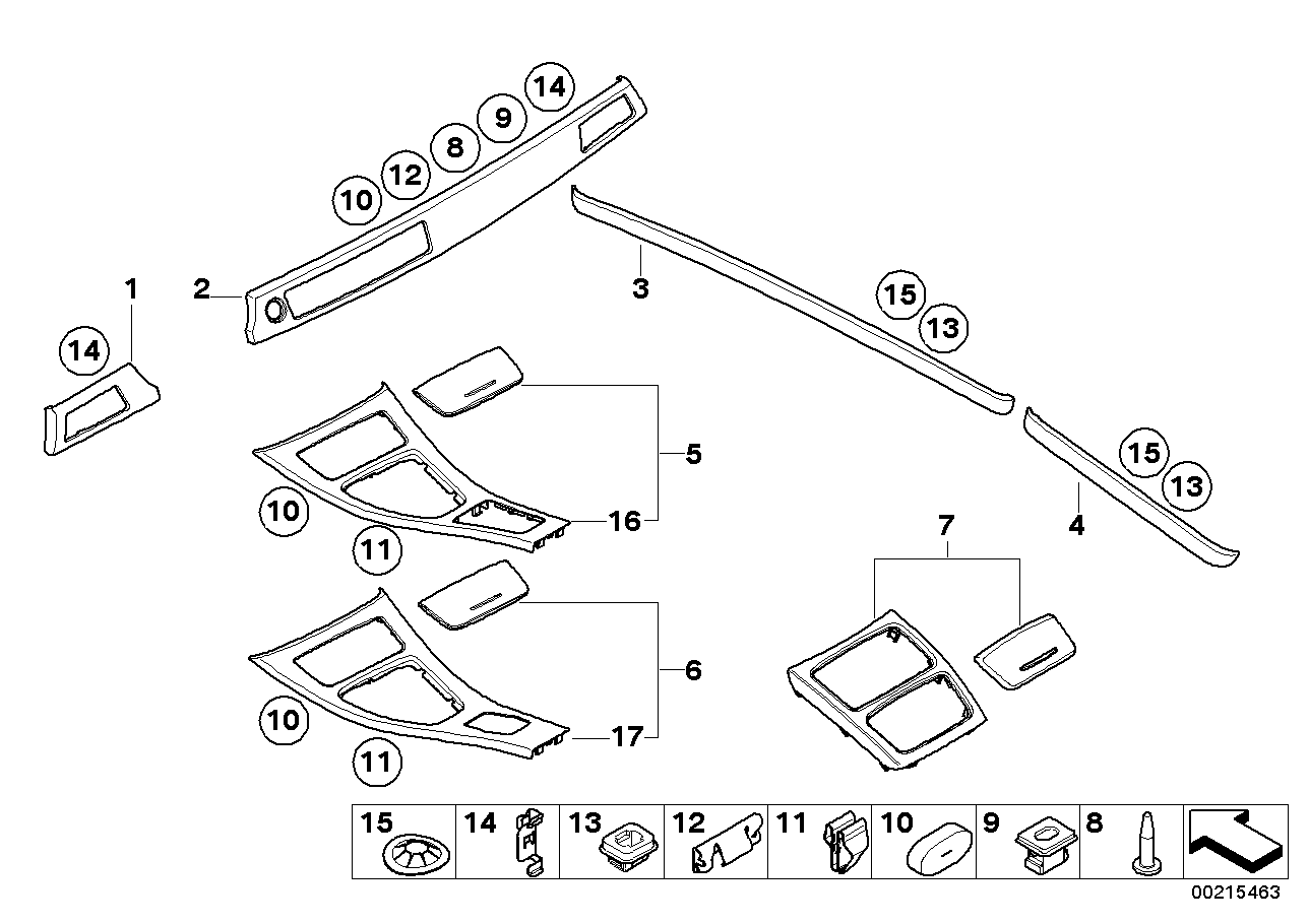 Genuine BMW 51417251232 E92 E93 Decorative Strip, Door Front Right BAMBUS ANTHR. (Inc. 318i, 325xi & 328xi) | ML Performance UK UK Car Parts